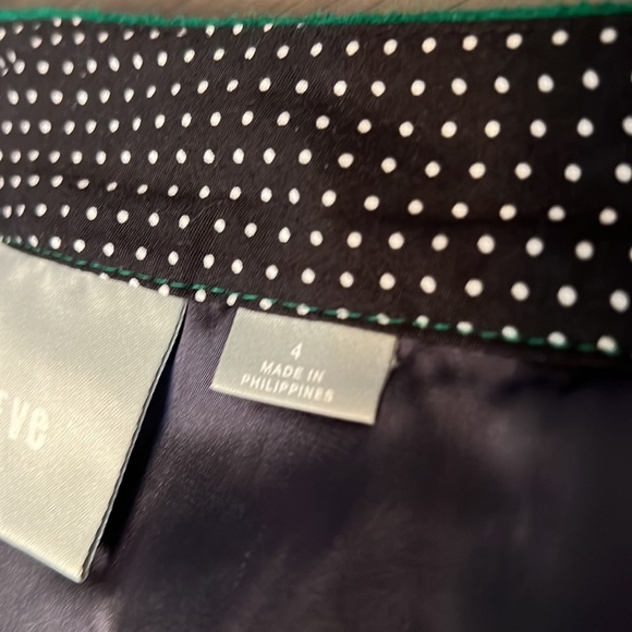 MAEVE ANTHROPOLOGIE  WOOL BLEND GREEN SKIRT MINI SIZE 4 - Picture 9 of 16